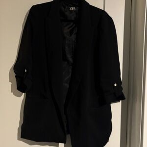 Zara Women's Elegant Black Blazer